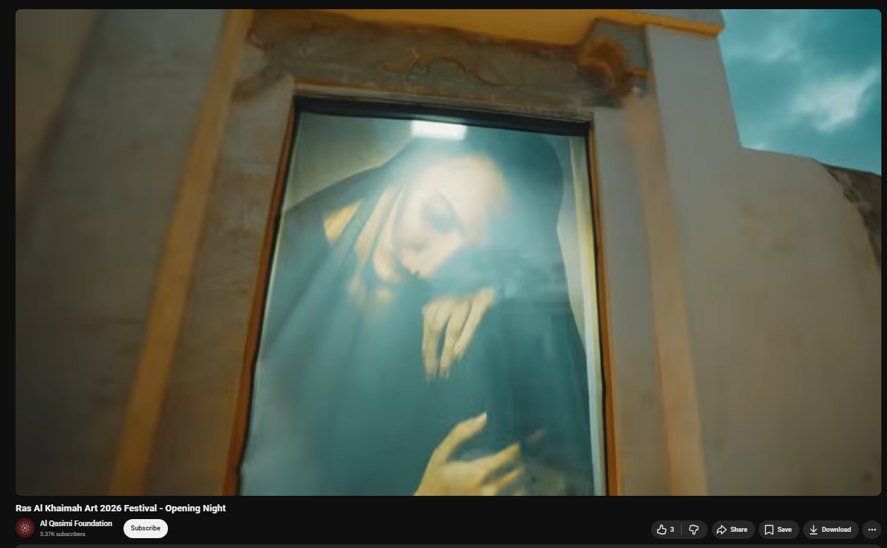 Ras Al Khaimah Art Festival 2026 — Opening Night Video