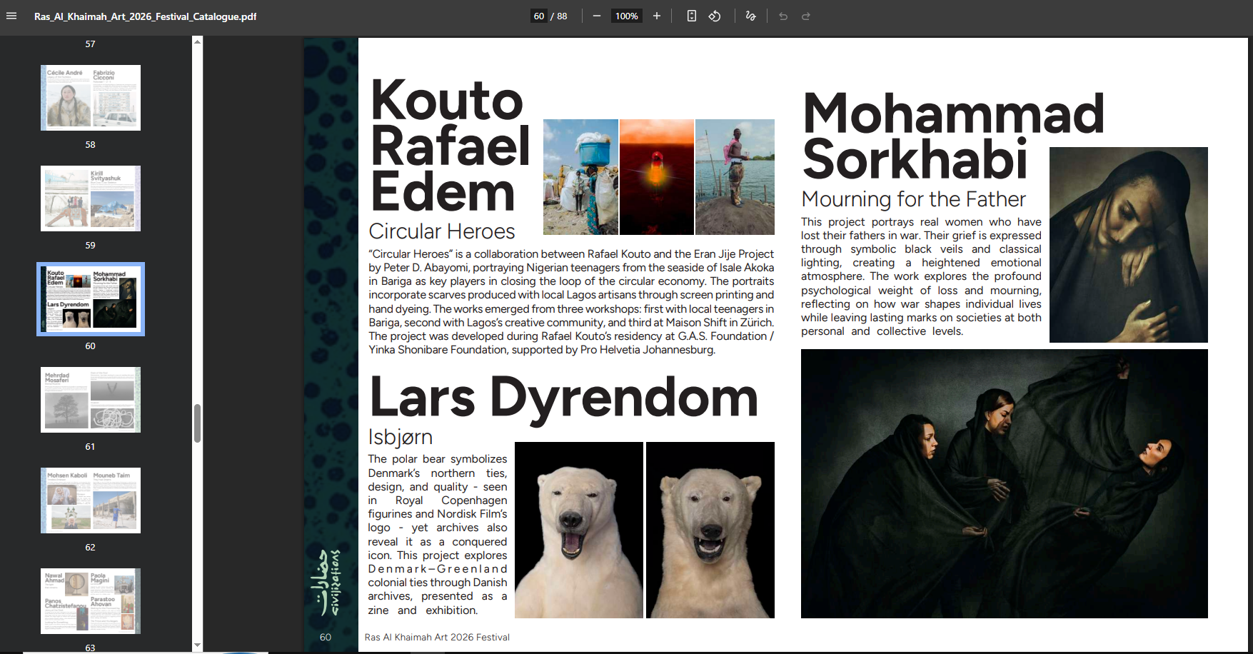 Ras Al Khaimah Art Festival 2026 Catalogue